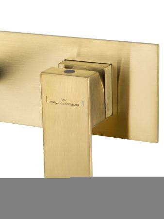 Смеситель для раковины Wonzon & Woghand Cube WW-88869016-BG встраиваемый в стену золото