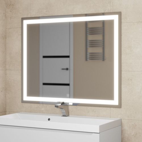 Зеркало с подсветкой и антизапотевателем Uperwood Tanos 291020224 100х80 подвесное - фото 3