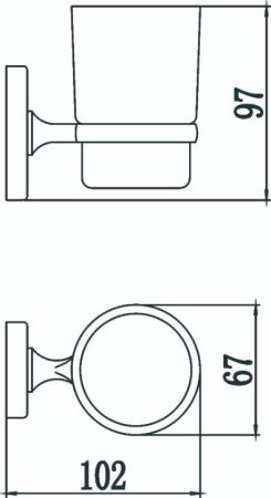 Стакан Savol S-007058