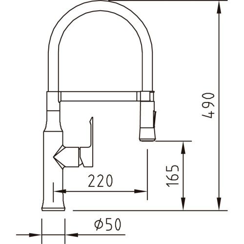 Смеситель для кухни Clever Chef Agora 98764 на мойку хром - фото 3