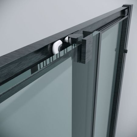 Душевой уголок Grossman Cosmo 300.K33.02.1010.42.00 100х100 стекло прозрачное профиль графит без поддона