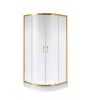 Душевой уголок Niagara Nova 64070811GOLD 100х100 стекло прозрачное профиль золото без поддона
