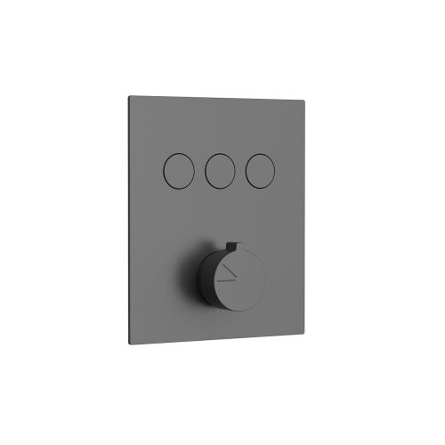 Душевая система Vincea VSFW-4311RGM встраиваемая в стену цвет вороненая сталь - фото 4