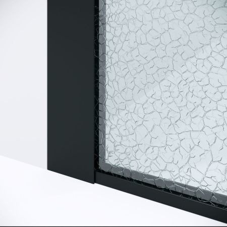 Душевая перегородка Niagara Nova NG-781-12BLACK 120х200 стекло матовое профиль черный