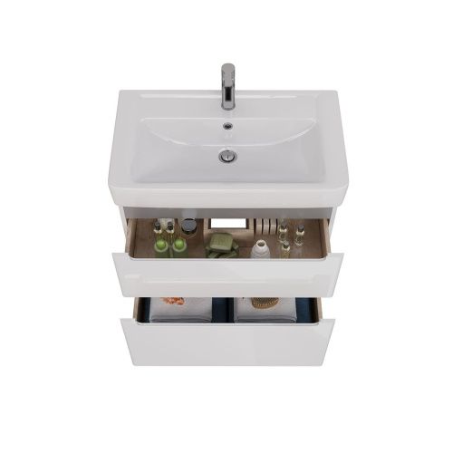 Тумба под раковину LeMark Buno LM04B80T 70х50 напольная цвет белый - фото 3