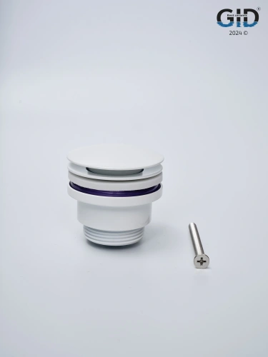 Донный клапан Gid Minucia 76606K белый - фото 4