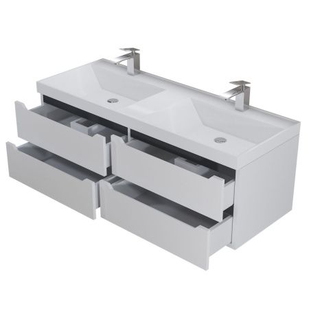 Тумба под раковину Uperwood Tanos 2910203303 120х50 подвесная цвет белый