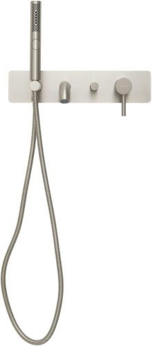 Смеситель для ванны с душем Allen Brau Priority 5.31006-BN встраиваемый в стену никель - фото 5