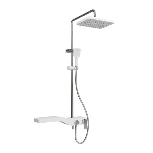Душевая стойка Fixsen FX-9400 настенная цвет белый - фото 2