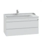 Тумба под раковину СанТа Марс 700299 100х50 подвесная цвет белый