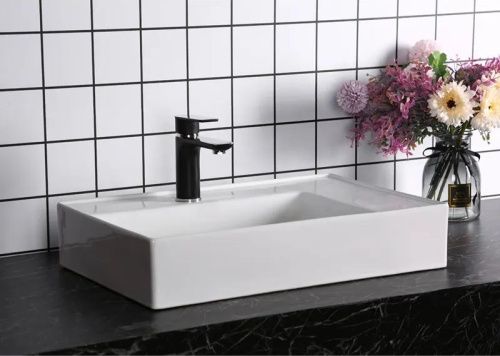 Раковина из сантехнического фарфора Cerutti SPA CR0017 60х40 накладная цвет белый без отверстий под смеситель - фото 2