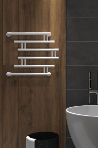 Полотенцесушитель Indigo Zip FZW60-60WM 71х63 водяной белый матовый - фото 2