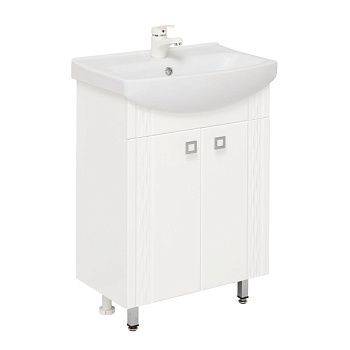 Тумба под раковину Onika Лига 105030 50х30 напольная цвет белый