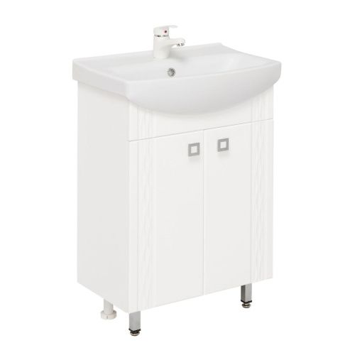 Тумба под раковину Onika Лига 105030 50х30 напольная цвет белый
