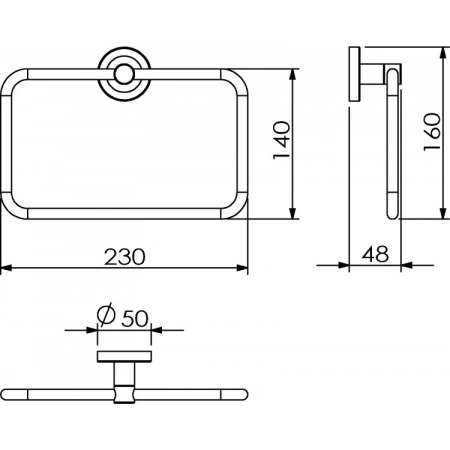 Полотенцедержатель Langberger BURANO 11038C