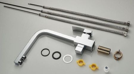 Смеситель для кухни ALMAes Rona AS-875-01 на мойку хром