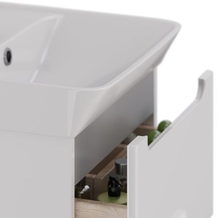 Тумба под раковину LeMark Buno LM04B50T 50х40 напольная цвет белый