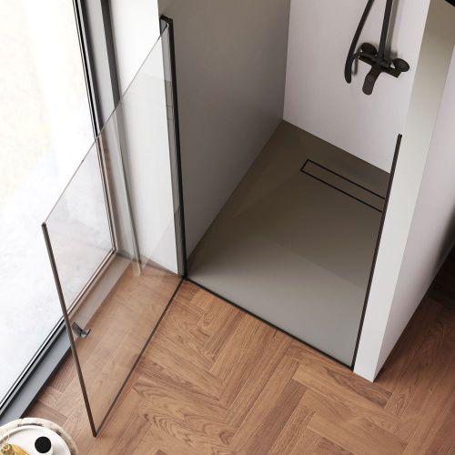 Душевая дверь Am.Pm Sunny W87G-90-1P-BT 90х190 стекло прозрачное профиль черный - фото 4