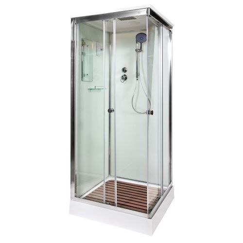 Душевая кабина AvaCan K401SEL 100х100 квадратная с крышей ориентация универсальная - фото 2