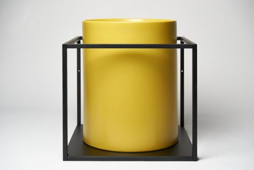 Раковина из сантехнического фарфора Galassia Core 7305OC 40х40 напольная цвет желтый - фото 2