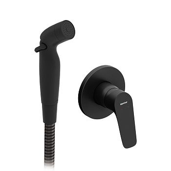 Гигиенический душ со смесителем Damixa Jupiter 777510300 черный