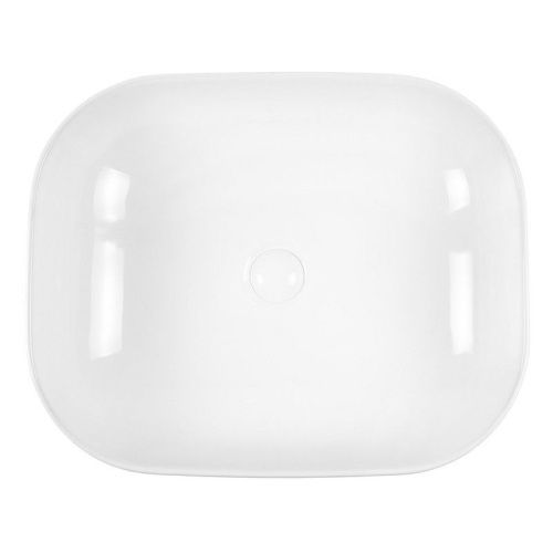Раковина из сантехнического фарфора Bond Cube S61-500 50х40 накладная цвет белый без отверстий под смеситель - фото 4