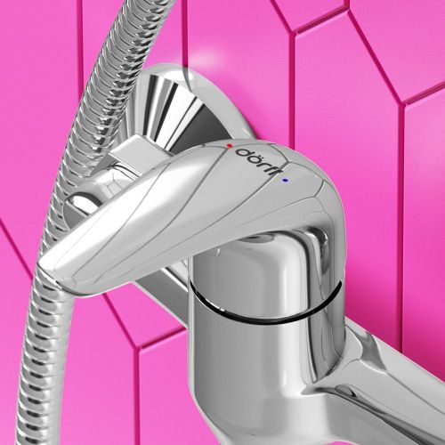 Смеситель для душа Dorff Stark D1102000 настенный хром - фото 5