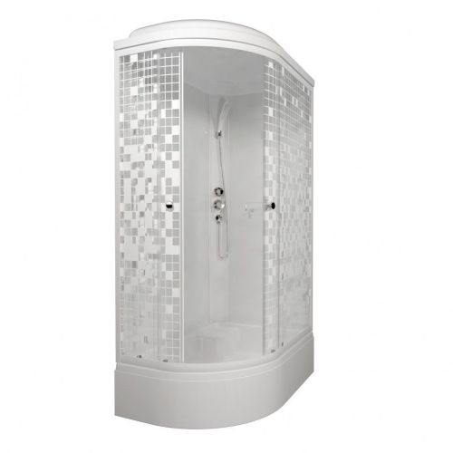 Душевая кабина Тритон Коралл Щ0000061820 120х80 четверть круга с крышей ориентация правая - фото 2