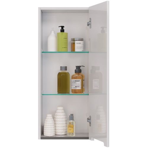 Шкаф LeMark Buno LM04B35PL 40х90 подвесной цвет белый - фото 4