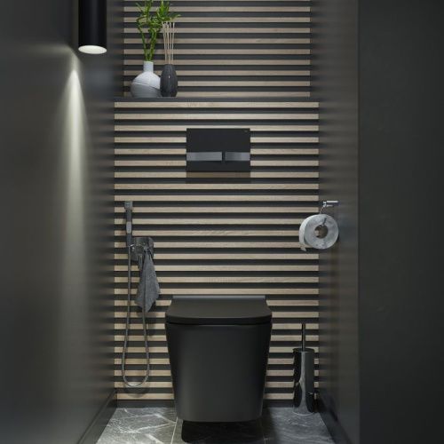 Клавиша смыва механическая Iddis Unifix UNI06BCi77 цвет черный - фото 2