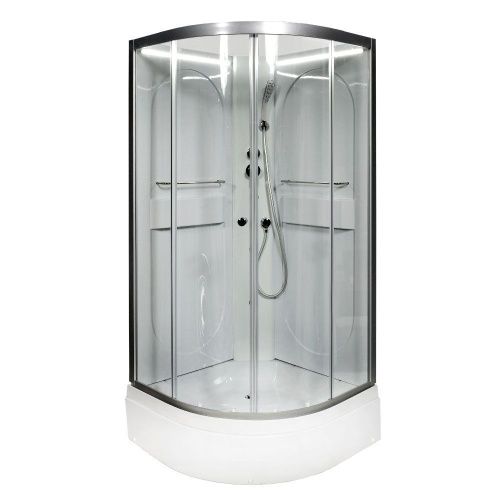 Душевая кабина AvaCan L510NLED+GM 100х100 четверть круга без крыши ориентация универсальная - фото 3