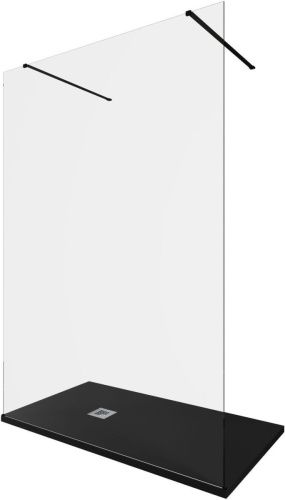 Душевая перегородка Allen Brau Infinity 3.21051.BBA 140х200 стекло прозрачное профиль черный - фото 4