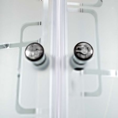 Душевая кабина AvaCan EM5011LED 110х110 четверть круга с крышей ориентация универсальная