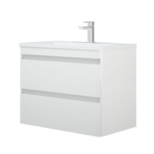 Тумба под раковину Corozo Алабама SD-00000568 100х40 подвесная цвет белый - фото 4
