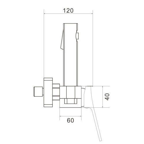 Гигиенический душ со смесителем Shevanik S6105C-1 белый - фото 3