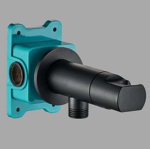 Гигиенический душ со смесителем ALMAes Agata AL-877-05 черный - фото 3