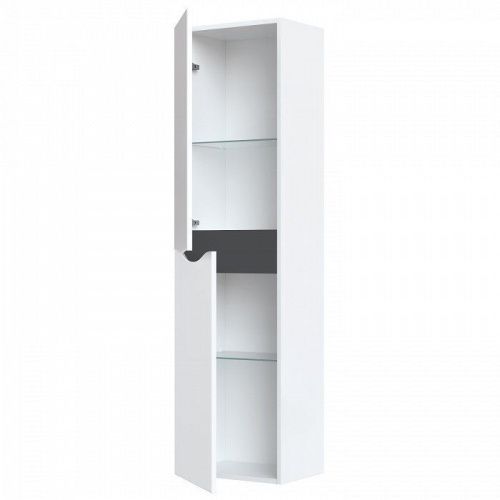 Шкаф-пенал Iddis Cloud CLO40W0i97 40х150 подвесной цвет белый - фото 2