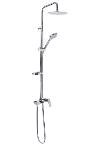 Душевая стойка River CRATER 10000002967 настенная цвет хром - фото 2