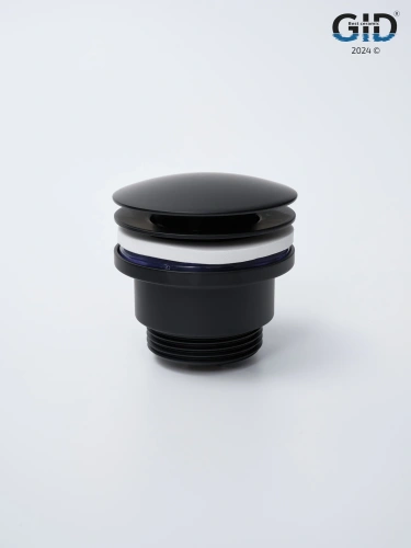 Донный клапан Gid Minucia 76605K черный - фото 2