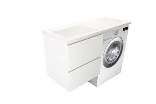 Тумба с раковиной Эстет Dallas Luxe ФР-00009671 40х50 подвесная цвет белый - фото 2