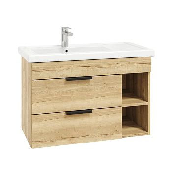 Тумба под раковину Onika Легран 108047 80х40 подвесная цвет бежевый