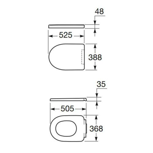 Крышка сиденье для унитаза Armani Roca Island 7.8017.6.200.4 - фото 2
