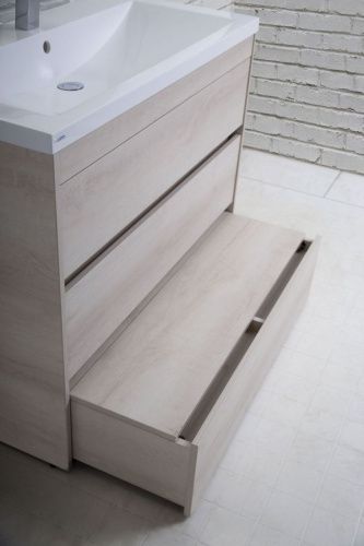 Тумба под раковину Art&Max FAMILY Family-900-3C-PIA-PB 90х50 напольная цвет бежевый - фото 3