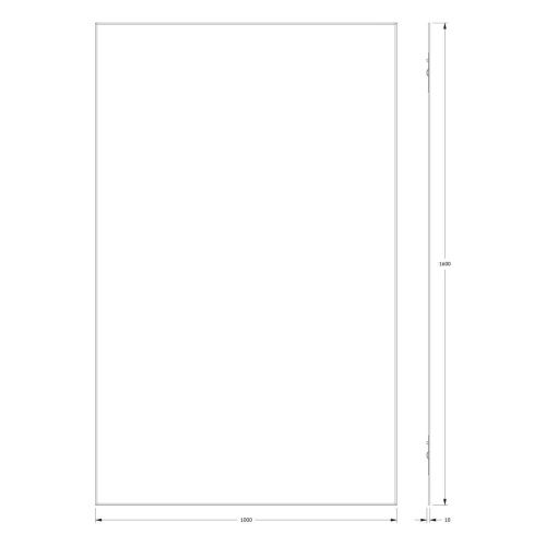 Зеркало Evoform Standard BY 0260 100х160 подвесное - фото 2