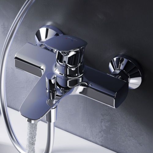 Смеситель для ванны и душа Am.Pm Spirit V2.1 F71A10000 настенный хром - фото 3