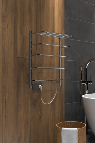 Полотенцесушитель электрический Indigo Hit LHE60-50R 55х60 хром - фото 2