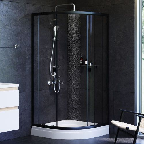 Душевой уголок Am.Pm X-Joy W88G-205-090BT64 90х90 стекло прозрачное профиль черный без поддона - фото 3