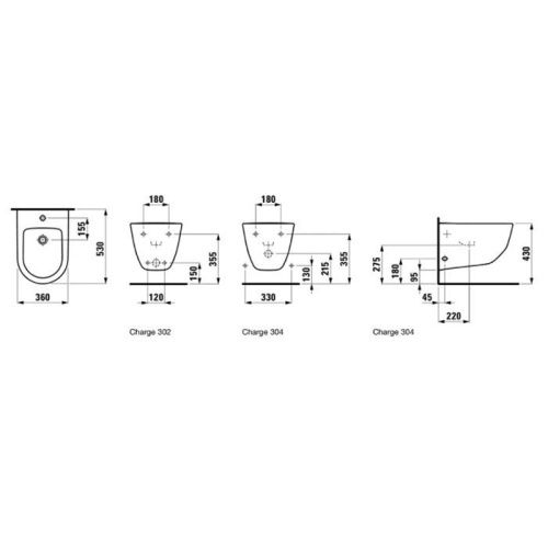 Биде подвесное Laufen Pro 8.3095.2.400.302.1 цвет белый - фото 2