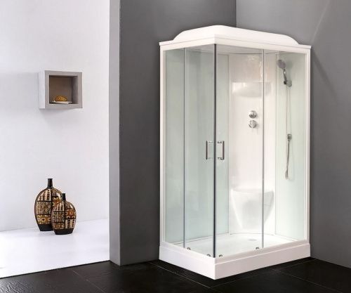 Душевая кабина Royal Bath НР RB8120HP6-WT-R 120х80 прямоугольная с крышей ориентация правая - фото 2