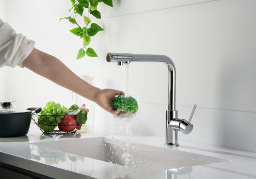 Смеситель для кухни Aquatek ЕВРОПА AQ1386CR на мойку хром - фото 3